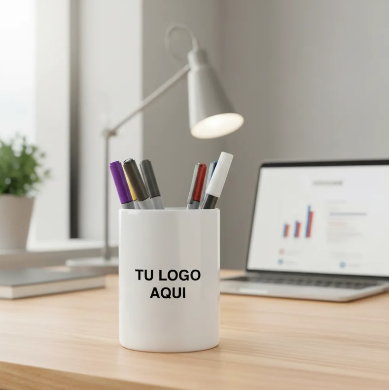 Lapicero portalápices personalizado con sublimación full color - Wegraf Argentina